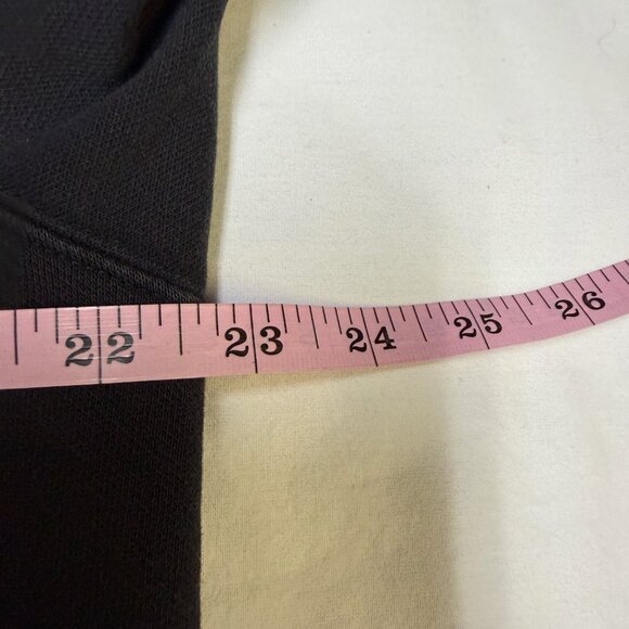 The North Face Logo Fleece Hoodie Women’s Large Black Pullover EUC - Picture 8 of 9